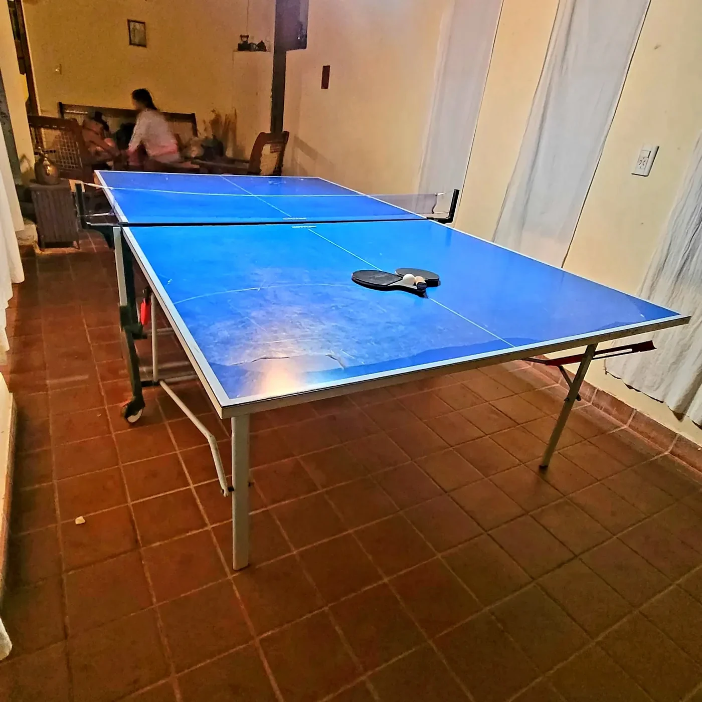 Mesa de ping-pong de la finca